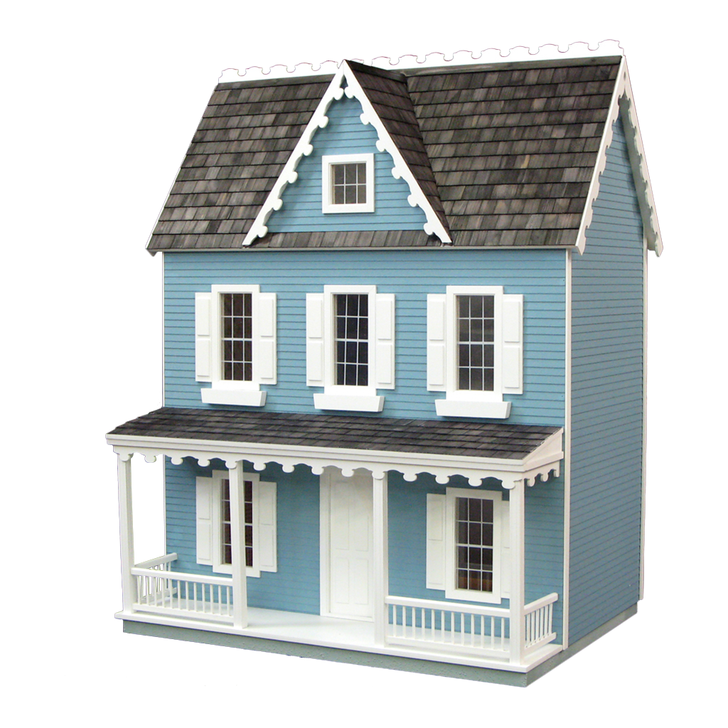 Vermont Farmhouse Jr. Dollhouse Kit Milled MDF Real Good Toys