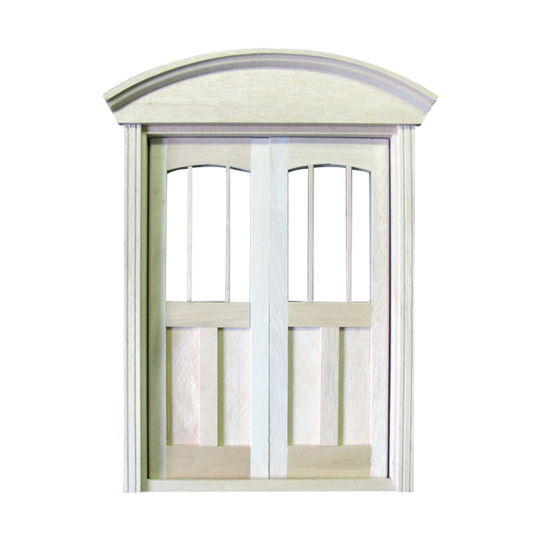 Queen Anne Dollhouse Double Exterior Door
