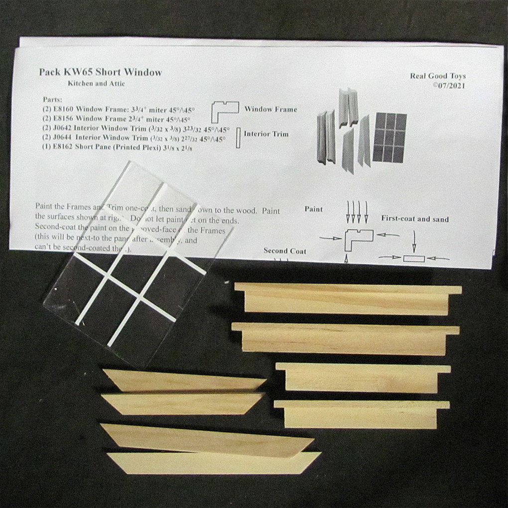 Dollhouse Parts Miniature Parts for Customization Real Good Toys