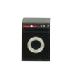 1 Inch Scale Black Washer and Dryer Dollhouse Miniature Set