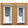 24 Light 1 Inch Scale Colonial Dollhouse Window