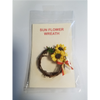 1 Inch Scale Decorated Grapevine Sunflower Wreath Dollhouse Miniature
