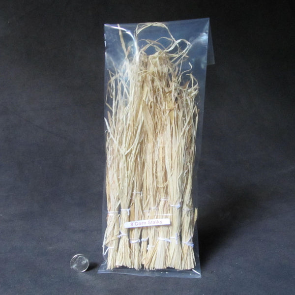 1 Inch Scale Set of 6 Corn Stalks Dollhouse Miniature