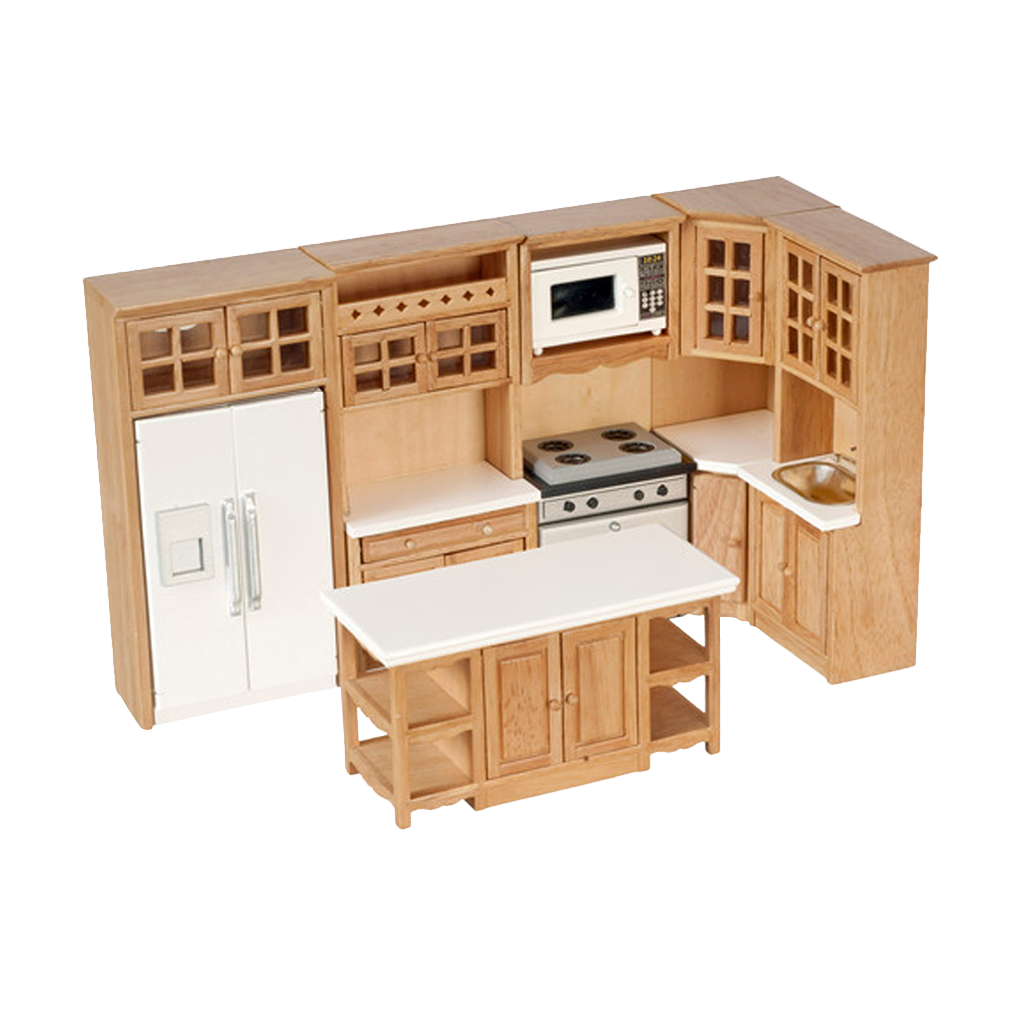 Kitchen set dollhouse sales