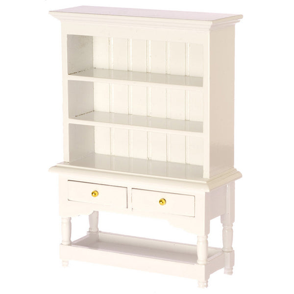 Dollhouse Miniature Kitchen or Dining Room White Hutch