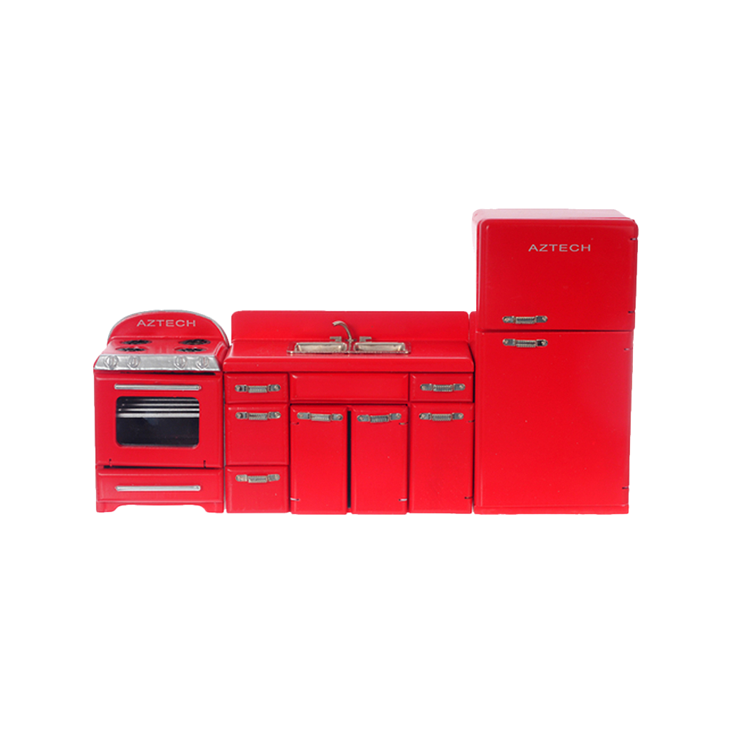 Red hotsell toy kitchen