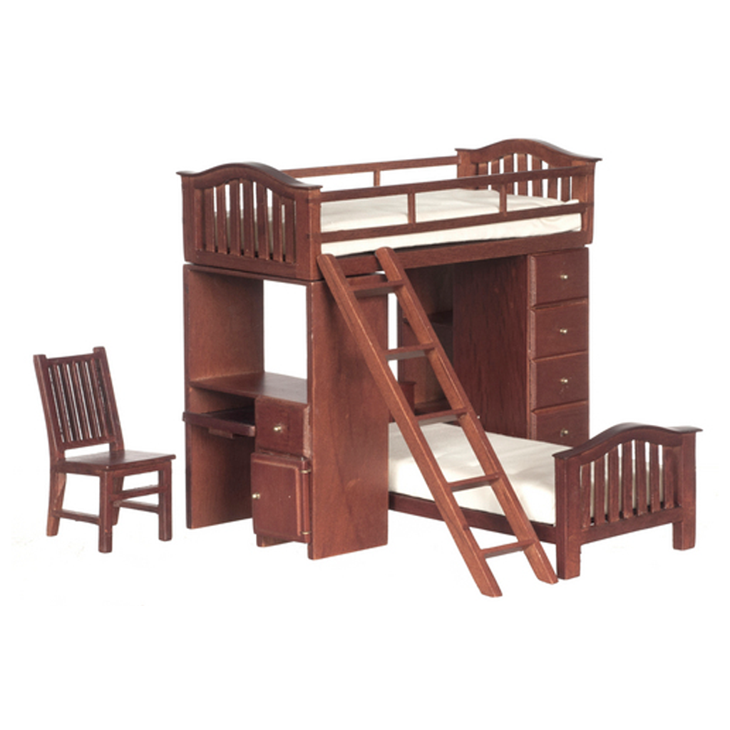 Set of top bunk beds