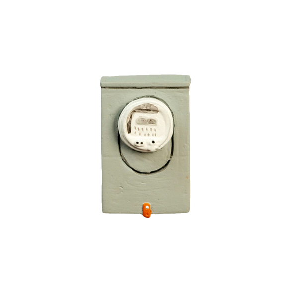 1 Inch Scale Dollhouse Miniature Electric Meter