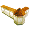 Dollhouse Gazebo Wraparound Porch Kit